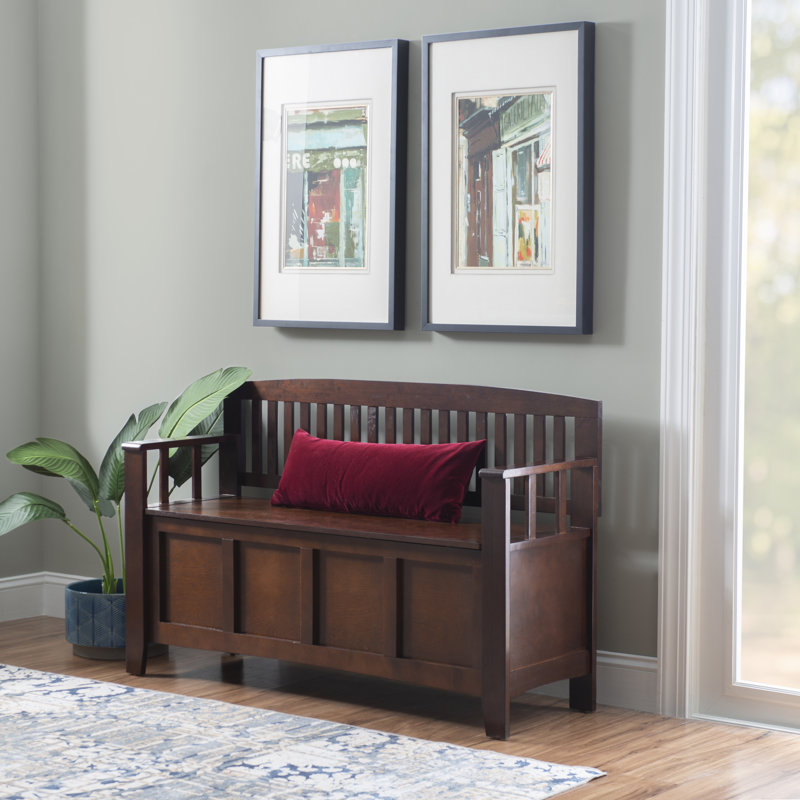 Alcott Hill® Garrity Flip Top Storage Bench & Reviews Wayfair Canada